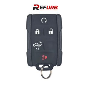 19 + Chevrolet Silverado/ Sierra - Control Negro - 5 Button, 433 MHZ