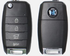 KD Flip Remote Kia Style 3+1 buttons
