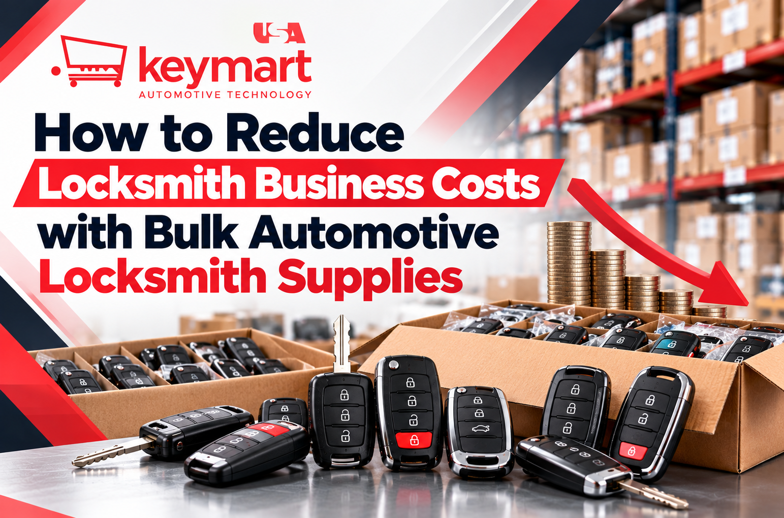 How to Reduce Locksmith Business Costs with Bulk Automotive Locksmith Supplies