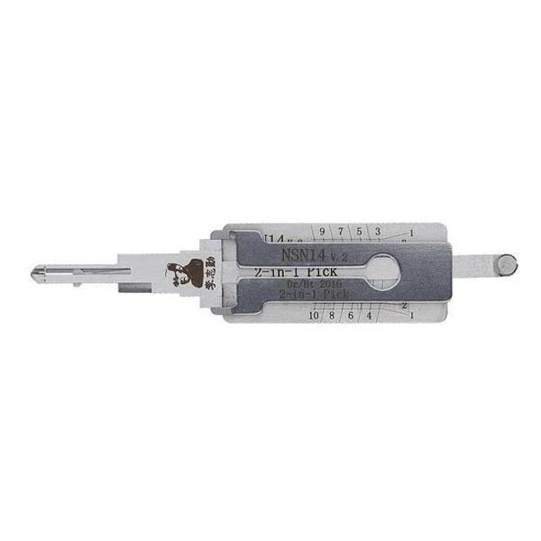 LISHI NSN14 for Nissan 2-In-1 Pick & Decoder Dr/y/Bt
